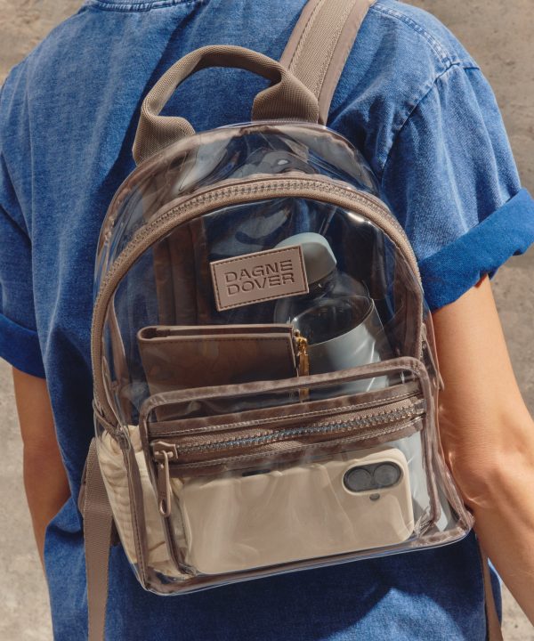 Dakota Stadium Backpack in Clear. Small