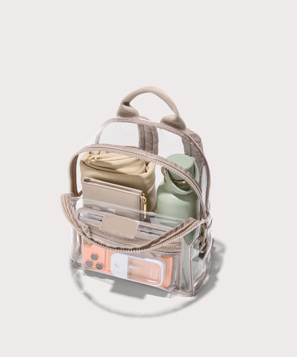 Dakota Stadium Backpack in Clear. Small