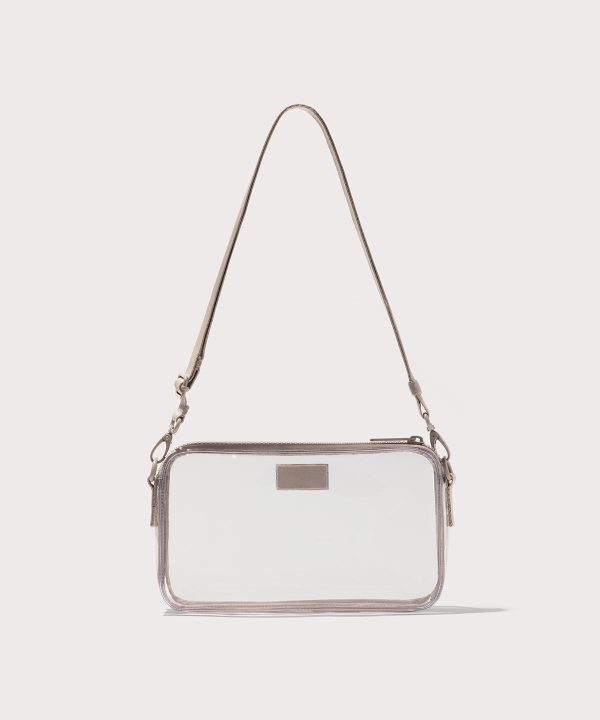 Nora Stadium Shoulder Bag in Clear